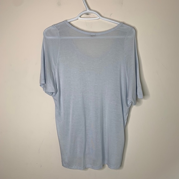 Aritzia Wilfred Free Tee T-Shirt Short Sleeve Relaxed fit Pale Blue Size XXS - Picture 12 of 15